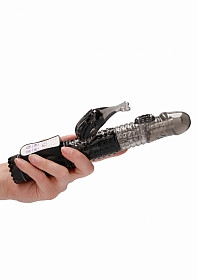 Vibratore Rabbit - Vibrating Dolphin- Black