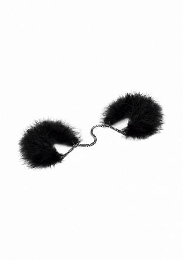 Manette - Za Za Zu - Feather Handcuffs - Black