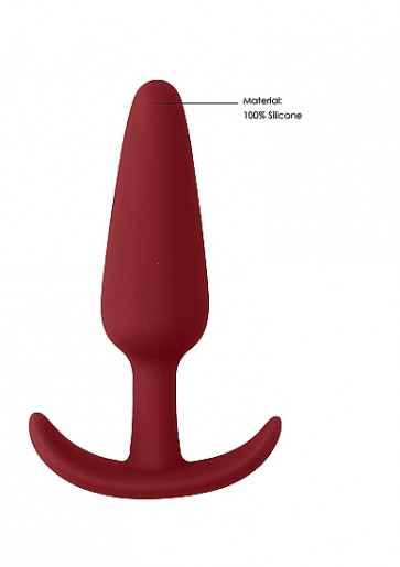 Cuneo Anale - Slim Butt Plug - Red