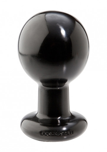Cuneo Anale - Round Butt Plug - Large - Black