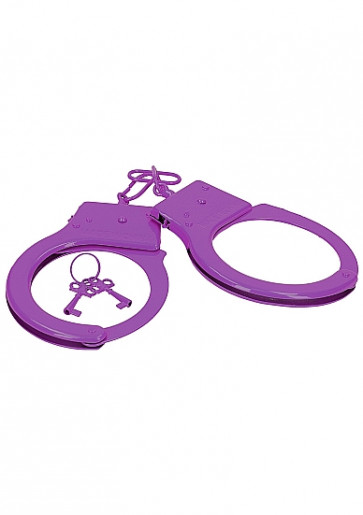 Manette - Metal Handcuffs - Purple