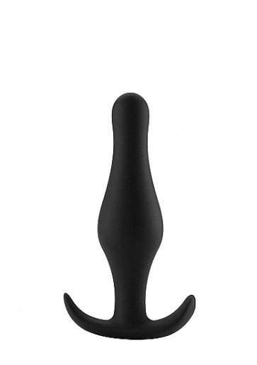 Cuneo Anale - Butt Plug with Handle - Small - Black