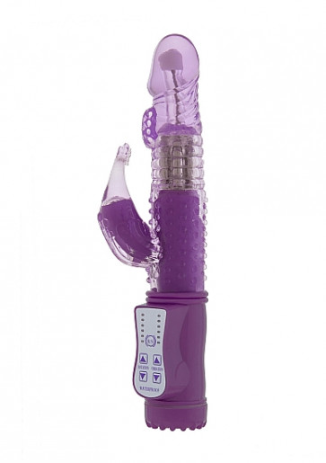 Vibratore Rabbit - Vibrating Dolphin- Purple