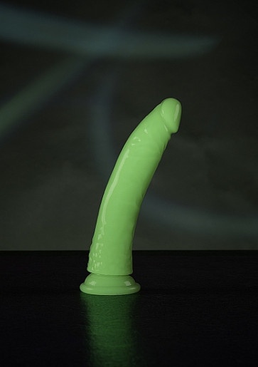 Dildo Realistico Fosforescente - Slim Dildo Suction Cup