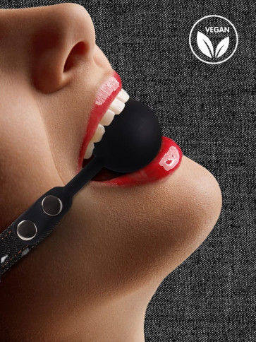 Morso - Silicone Ball Gag - Black