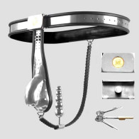 Cintura di castità con plug uomo