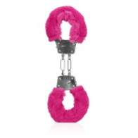 Manette - Furry Metal Hand Cuffs Pink