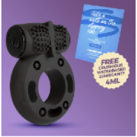 Anello Fallico Vibrante - Booster - Black