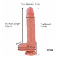 Fallo Realistico - Super Soft Realistic Dual Density Dick