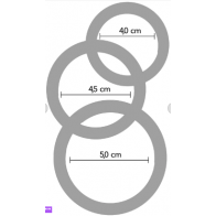 Set Anellli Fallici - Stamina Premium C-Rings 3 Pcs Set
