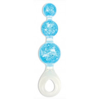 Cuneo Anale - Crystal Trio Butt Plug Medium Blue