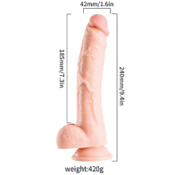 Fallo Realistico - PVC Dildo – Model-B053
