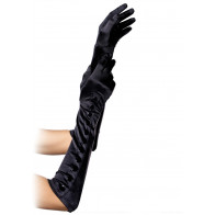 Guanti - Satin Gloves With Snap Button OS