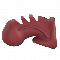 Gabbia di Castità - Model 28  Chastity Cage - Red