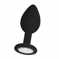 Cuneo Anale - Diamond Butt Plug Black - Regular