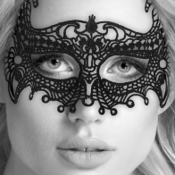 Maschera di pizzo nero - Lace Eye