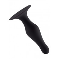 Cuneo Anale - Butt Plug with Suction Cup - Small - Black