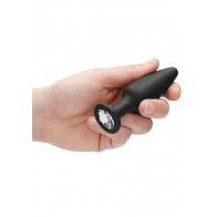 Cuneo Anale - Cone-Shaped Diamond Butt Plug - Black