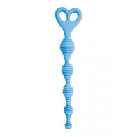Catena Anale - Climax Anal Anal Beads Silicone Stripes - Blue