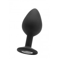 Cuneo Anale - Large Diamond Butt Plug - Black