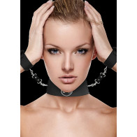 Collare Con Manette - Collar with Cuffs - Black