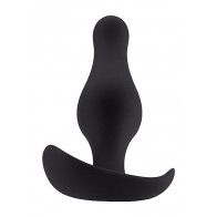 Cuneo Anale - Butt Plug with Handle - Medium - Black