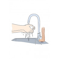 Sapone Mani - Dicky Soap With Balls - Cum Covered - Flesh