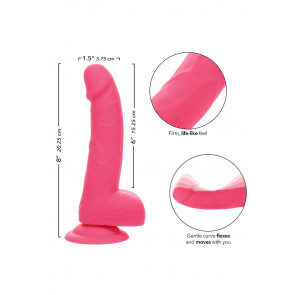 Fallo Realistico - Silicone Studs 6' Pink