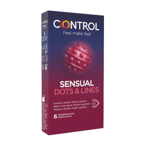 Preservativi - Sensual Dots & Lines (6 pz)