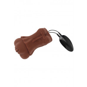 Masturbatore Vibrante - Super Wet Tight Twat Vibrating Brown