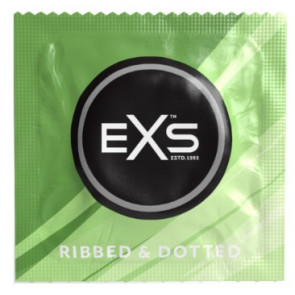 Preservativi - Exs Ribbed, Dotted & Flared (3 pz)