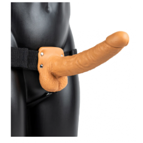 Cintura Fallica Vibrante - Vibrating Hollow Strap-On (23 cm)