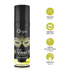 Gel Eccitante  - Dual Vibe! Lemon Gin and Tonic