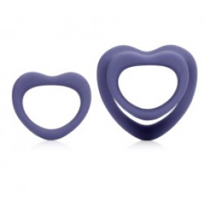 Set Anelli Fallici - Heart Cockring Set