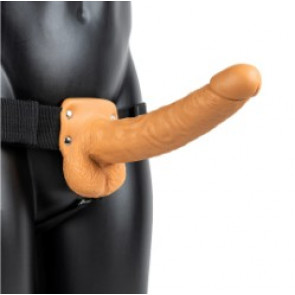 Hollow Strap-On with Balls 23 cm