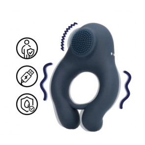 Anello Vibrante con Stimolatore Clitoride - Vibrating Cockring with Clitoris Stimulation