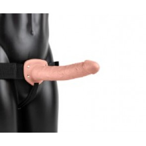 Hollow Strap-On with Balls 25 cm