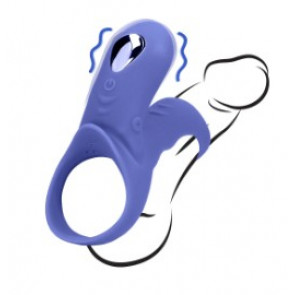 Anello Vibrante con Stimolatore Clitoride - Vibrating Cockring with Clit Stimulation