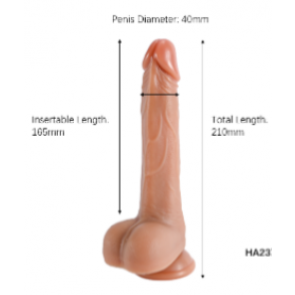 Fallo Realistico - Super Soft Realistic Dual Density Dick