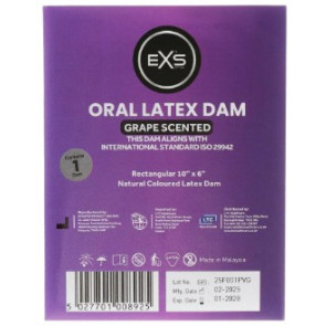 Diga Orale - EXS Oral Dam - Grape (1 pz)