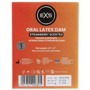 Diga Orale - EXS Oral Dam - Strawberry  (1 pz)