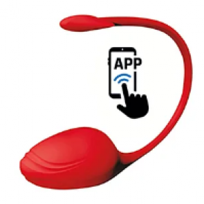 Ovetto Vibrante Wireless - Dart Sinner Red App-control