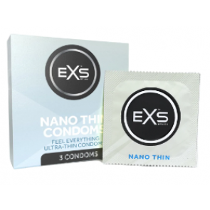 Preservativi Sottili  - EXS Nano Thin - 3 Pieces