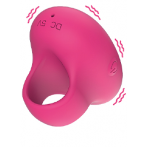 Ditalino Vibrante - Vibrating Finger Rose Red