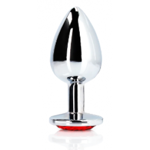 Cuneo Anale - Round Gem Butt Plug - Large