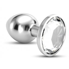 Cuneo Anale - Bijou - Anal Jewel Plug - Medium - Clear