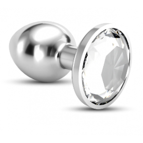 Cuneo Anale - Bijou - Anal Jewel Plug - Large - Clear