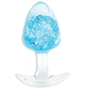Cuneo Anale - Crystal Butt Plug Large Blue