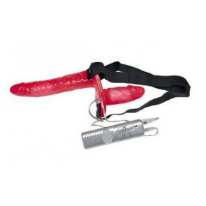 Doppia Cintura Fallica Vibrante - Double Strap-On
