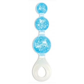 Cuneo Anale - Crystal Trio Butt Plug Medium Blue